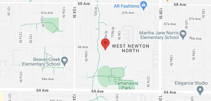 map of 6582 125A STREET